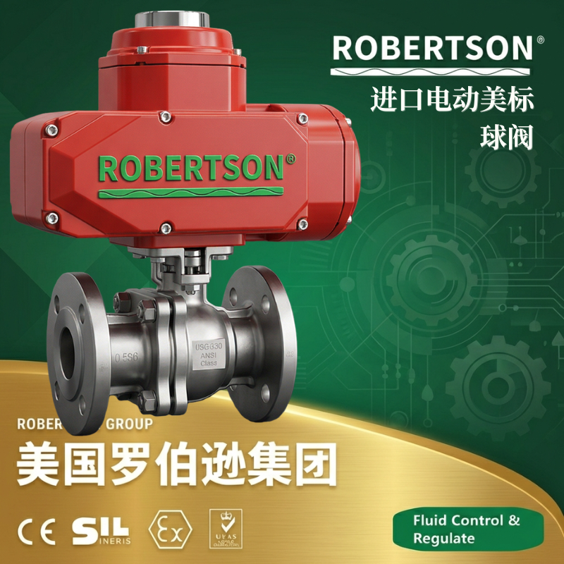 美国罗伯逊ROBERTSON进口电动美标球阀：全面解析与应用指南