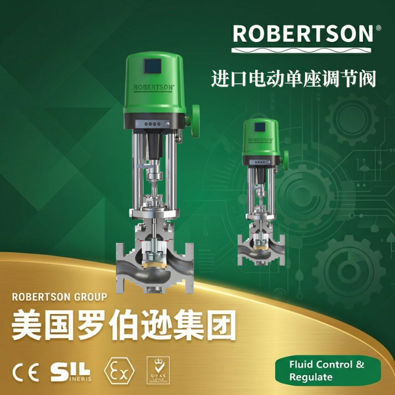 美国罗伯逊ROBERTSON进口电动单座调节阀：全面解析与应用指南