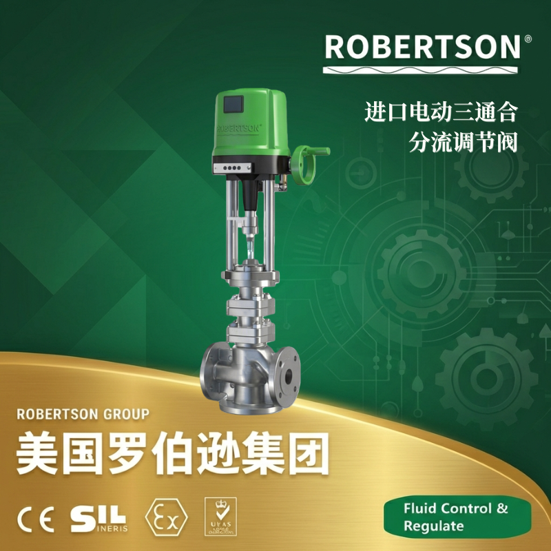 美国罗伯逊ROBERTSON进口电动三通合分流调节阀：全面解析与应用指南