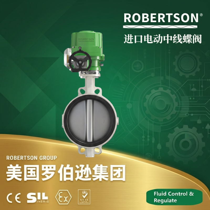 美国罗伯逊ROBERTSON进口电动中线蝶阀：全面解析与应用指南