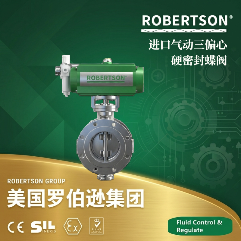 美国罗伯逊ROBERTSON进口气动三偏心硬密封蝶阀：全面解析与应用指南