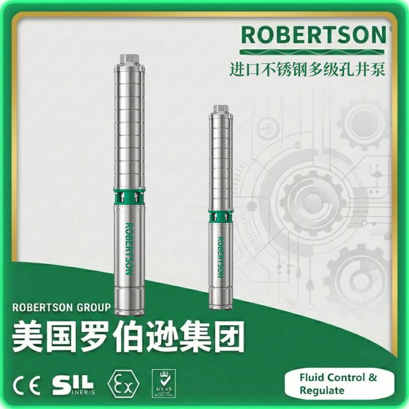 进口不锈钢多级孔井泵-美国罗伯逊ROBERTSON