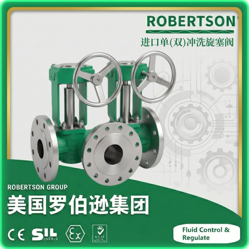 进口单(双)冲洗旋塞阀-美国罗伯逊ROBERTSON